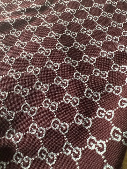 Gucci piquet cotton jacquard polo shirt