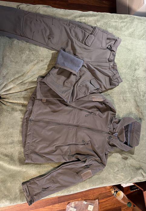 Komplet softshell – kurtka + spodnie