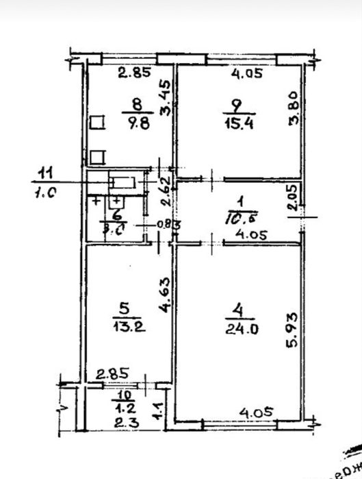 3-комнатная квартира по адресу Петефі Шандора пл. (площадь 80 м²) - Atlanta.ua - фото 21