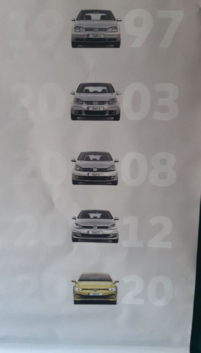 Telas do histórico Vw Golf