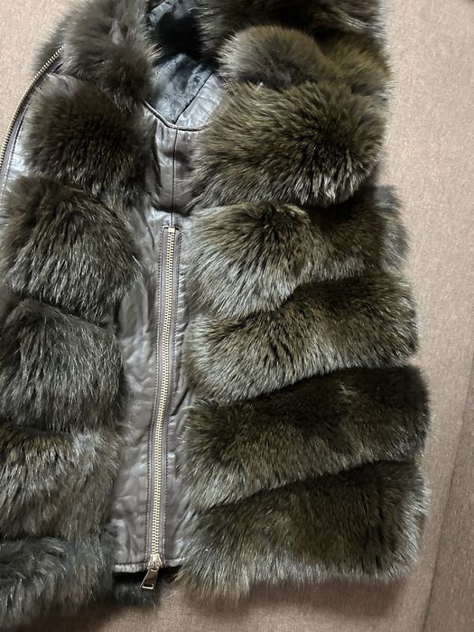 Натуральна хутряна жилетка 46р