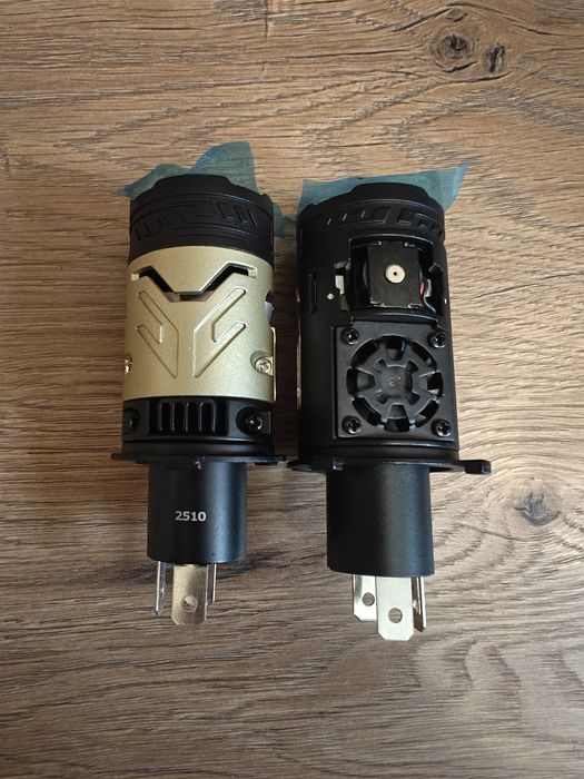 Міні Лінзи H4 LED F90, F90 mini, G2 шторка Чітка СТГ  Canbus. Комплект