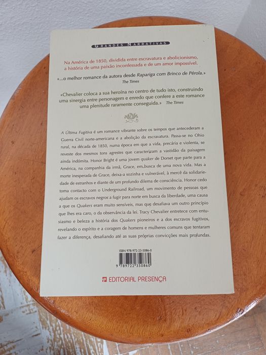 A última fugitiva, Tracy Chevalier
