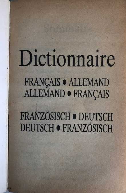 Dictionnaire français-allemand allemand-français Praca zbiorowa