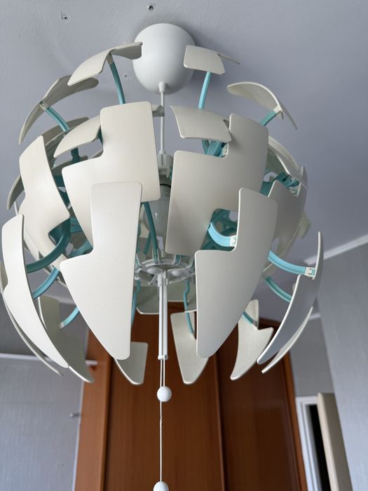 Lampa Ikea Ps miętowa