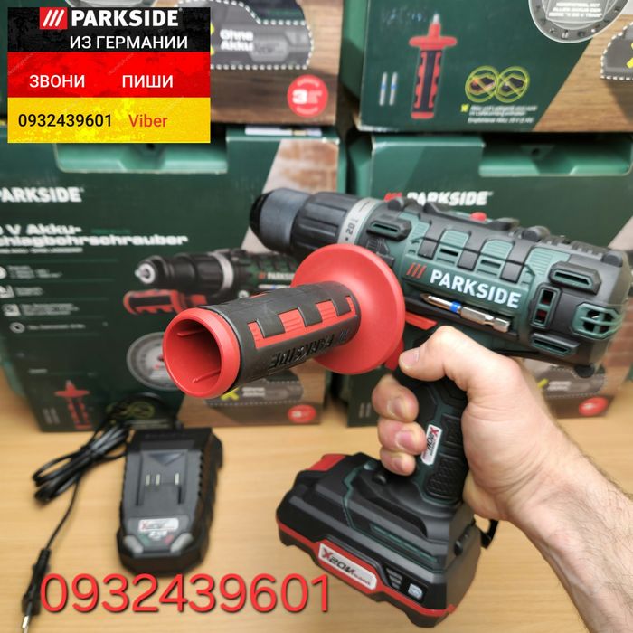 Ударный аккумуляторный шуруповерт дрель из ГЕРМАНИИ Parkside PSBSA 20 E4 дріль акумуляторний шурупокрут з ударом