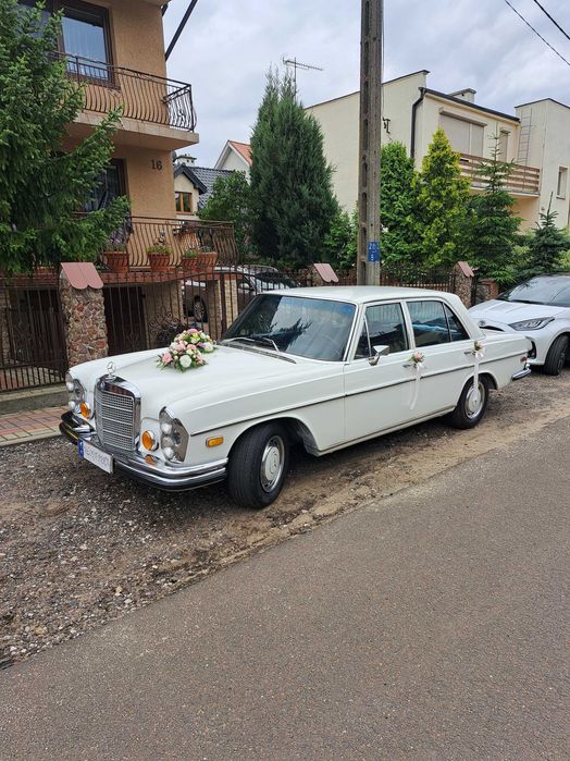Piękne stare auto do ślubu Mercedes S-klasa WOLNE TERMINY
