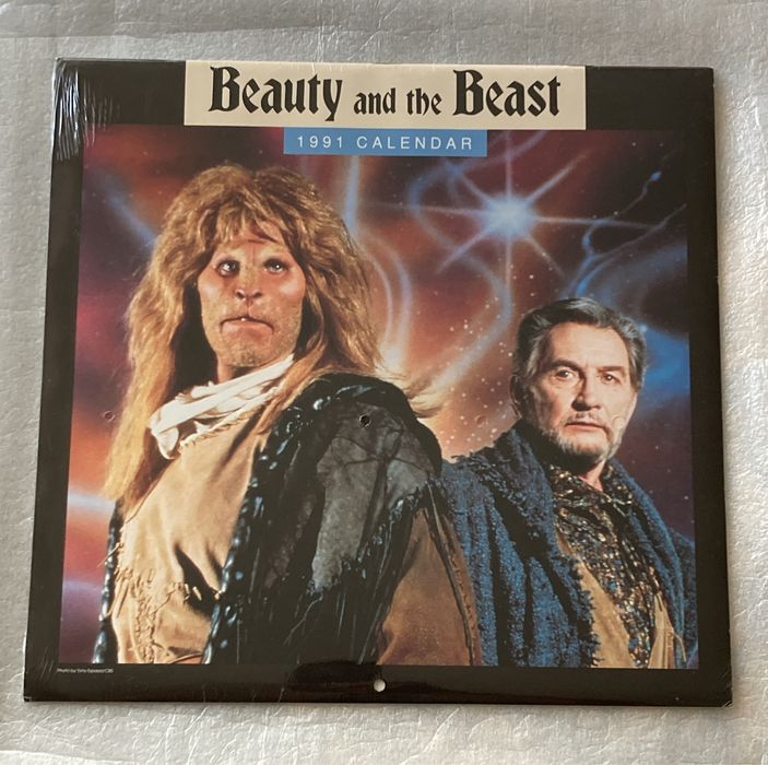 Piękna i Bestia - kalendarz ścienny 1991r.