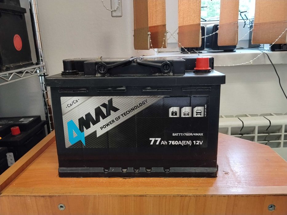 Akumulator 4MAX 77Ah 760A (EN) - 12V