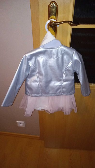 Sukienka rozmiar 80 + kurteczka i opaska