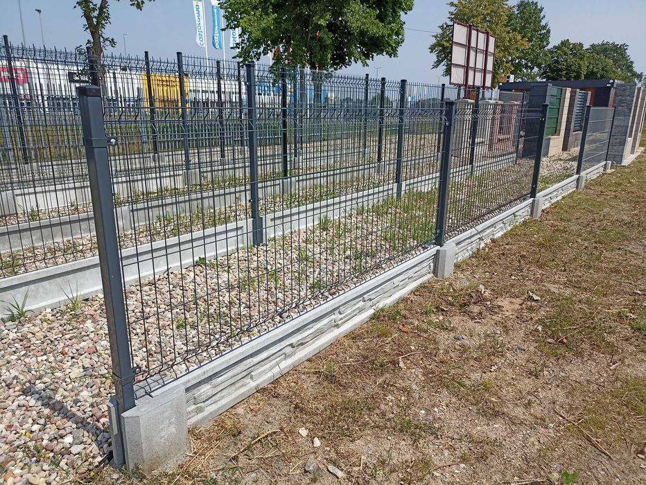 Ogrodzenia panelowe panel bramy furtki słupki płot palety