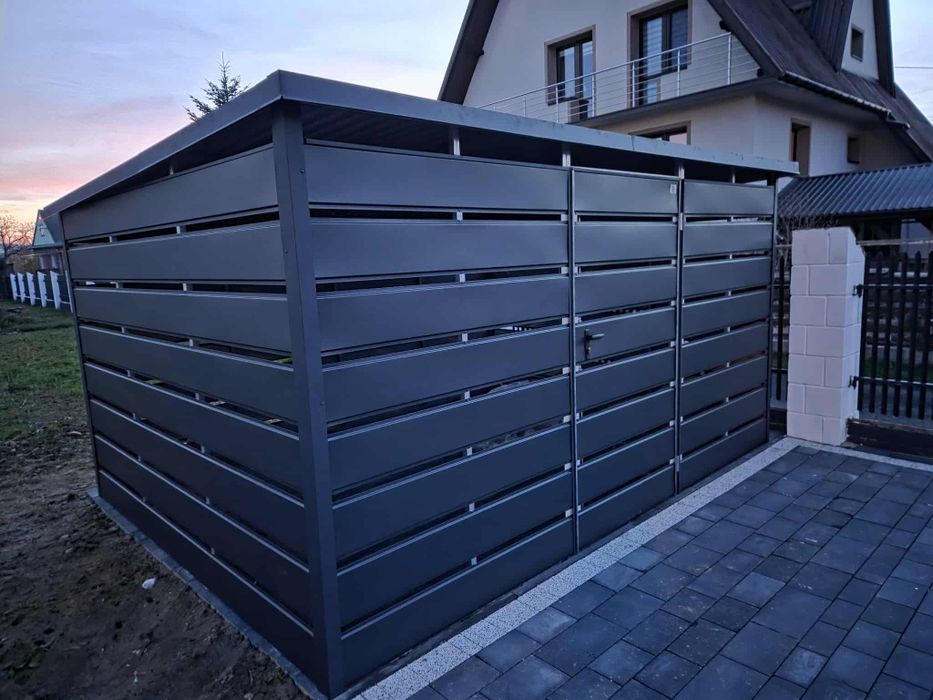 Wiata na śmieci. Wiata śmietnikowa. Na wymiar od producenta. Okazja !