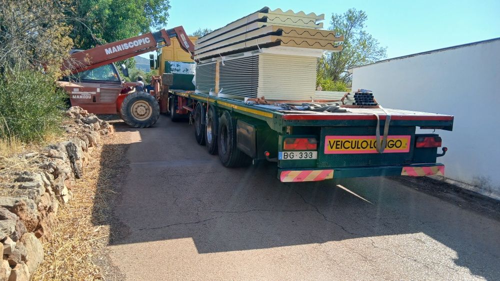 Painel sandwich de 5ondas 30mm e imitação de telha 40mm