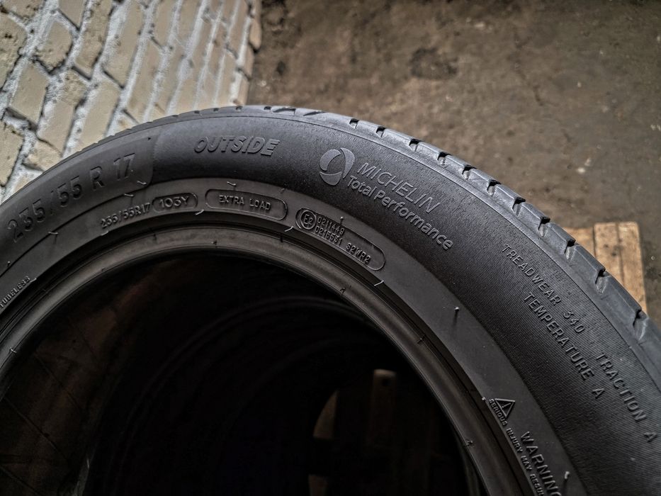 235/55r17 Michelin | 2024 | Made in Italy | Комплект / 4шт | Преміум шини | Ідеальний стан, без пошкоджень, без ремонтів, без дефектів