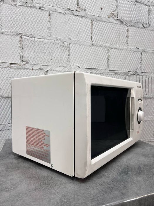 Мікрохвильовка Sharp 19л 800Вт з грилем, біла, з Європи, б/у