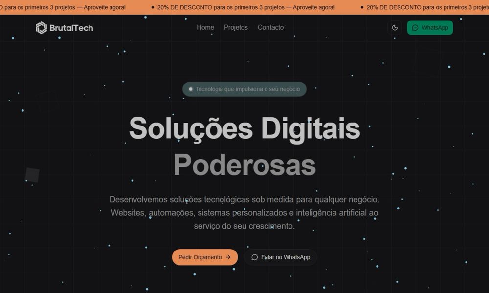 Criação de Websites e Aplicações Personalizadas