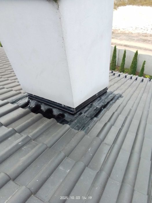 Усунення течі димоходу, ремонт даху, покрівельні роботи