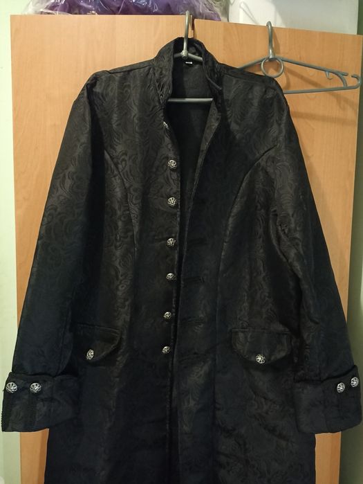 Камзол,сюртук,тренч Пират черного цвета размер 50-52