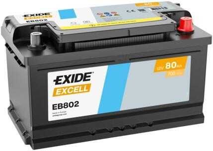 Akumulator EXIDE 80AH 700A EB802 Jana Pawła II