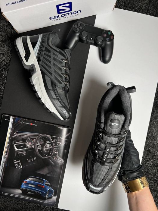 Чоловічі кросівки саломон Salomon ACS Pro GTX Grey Black White [41-46]