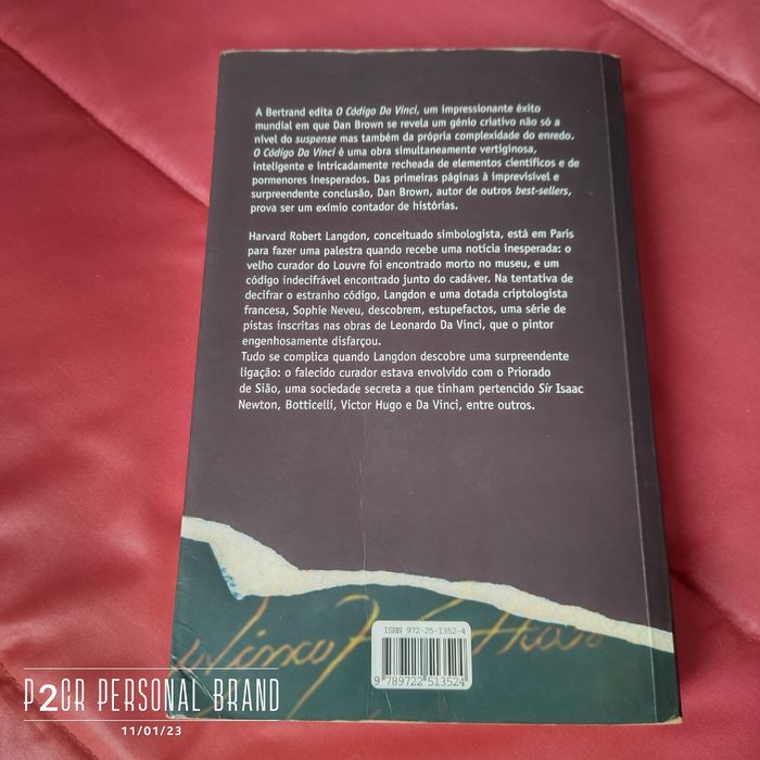 O Código da Vinci, de Dan Brown442711285925816321