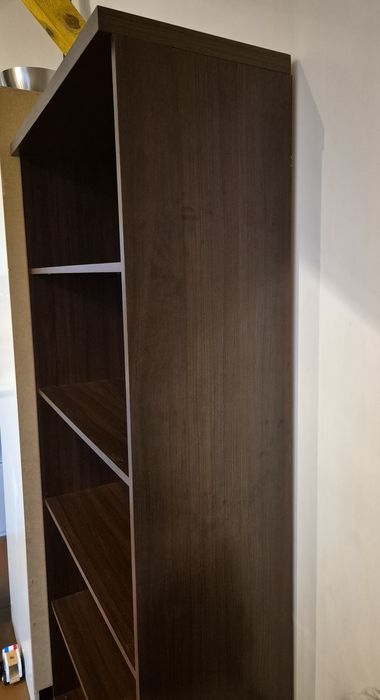 Sprzedam regał 190x89,5x33,5 ciemny brąz orzech foresta