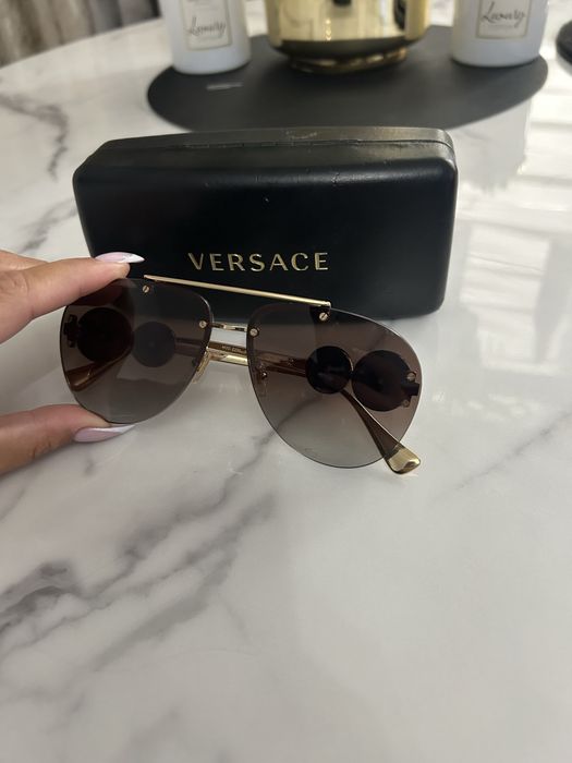 Okulary pilotki versace