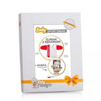 Śliniak z rękawkami z nadrukiem Polska