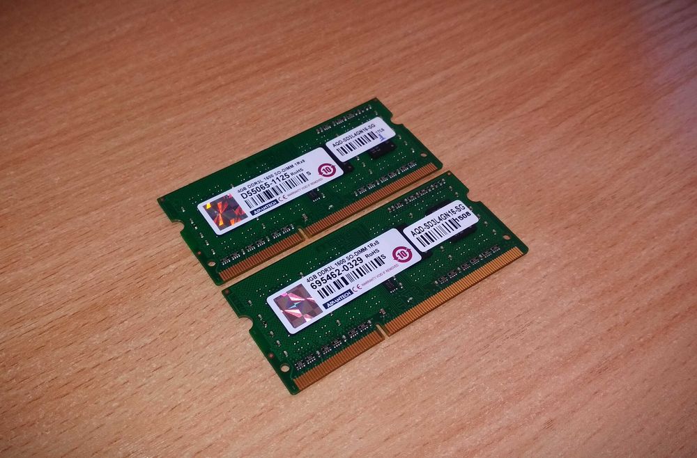 ОЗУ Оперативна пам'ять DDR3-DDR3L до ноутбука оновлено список 21 числа
