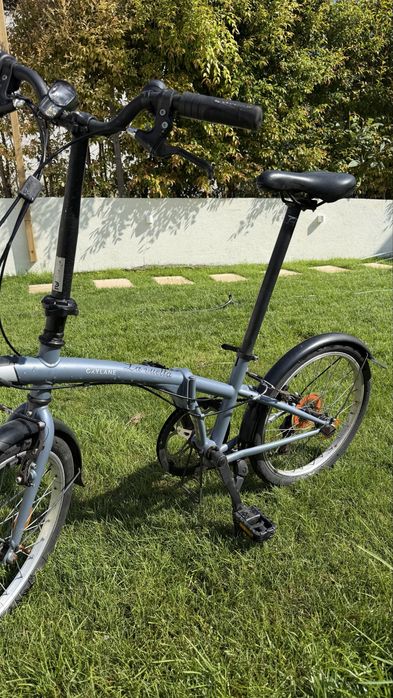 BTWIN Bicicleta Dobrável Fold 120 Cinzento Decathlon
