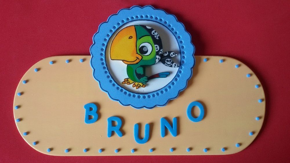 Placas decorativas para colocar nas portas