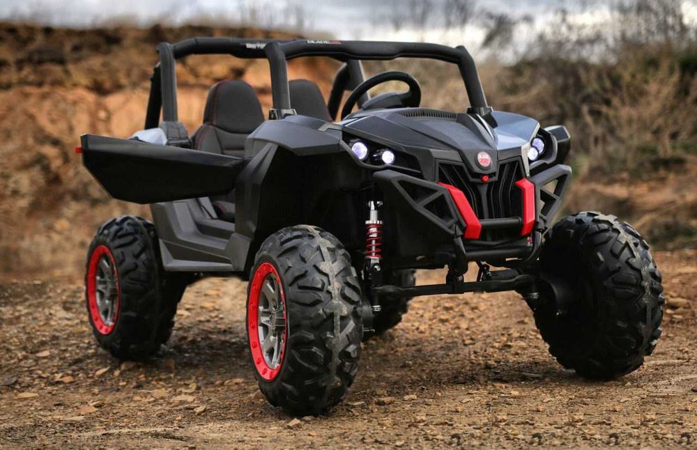 TERENOWY BUGGY UTV 24V 480W 4x4 Elektryczny Auto Akumulator 2 DZIECI