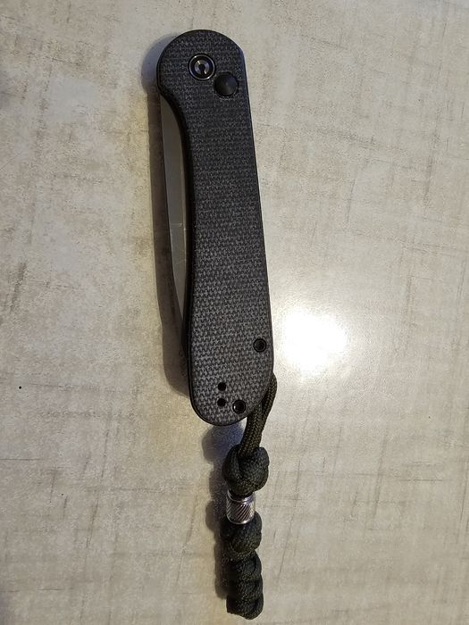 Ніж складаний туристичний  Civivi Button Lock Elementum C2103C Mikarta