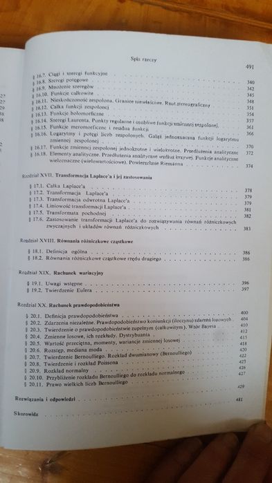 Analiza matematyczna w zadaniach matematyka Krysicki Włodarski studia