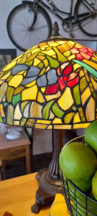 Candeeiro de estilo Tiffany, vintage