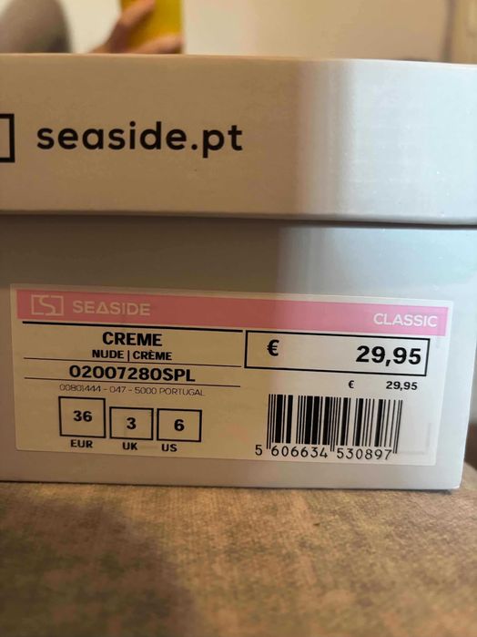 Sapatos mulher creme