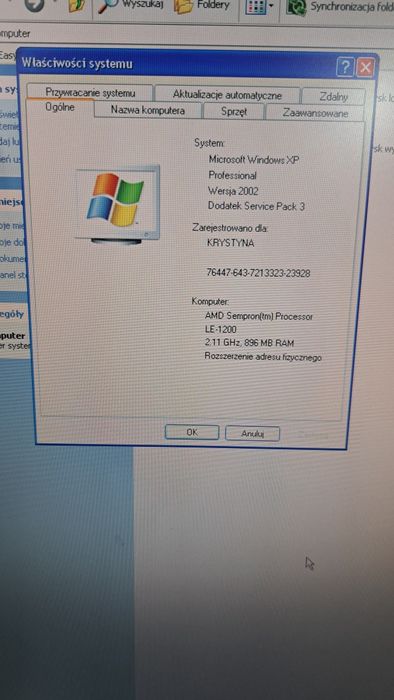 Komputer stacjonarny retro Windows xp