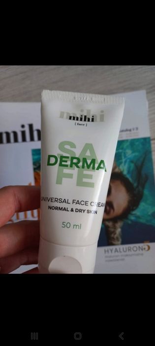 Derma safe. Uniwersalny krem do twarzy skóra normalna i sucha 50ml.