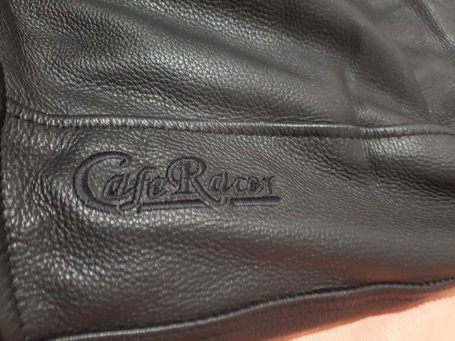 Байкерские штаны кожаные.