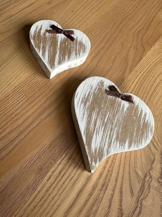 Piękna ozdoba serduszka 2 sztuki