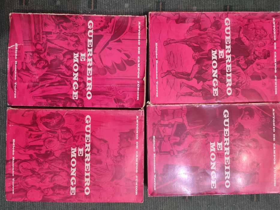 Guerreiro de Monge - António de Campos Júnior - 4 Volumes