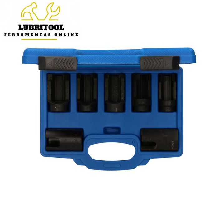Jogo 7Pcs Chaves de Caixa para Injetores 1/2" CT551000 | NOVOS