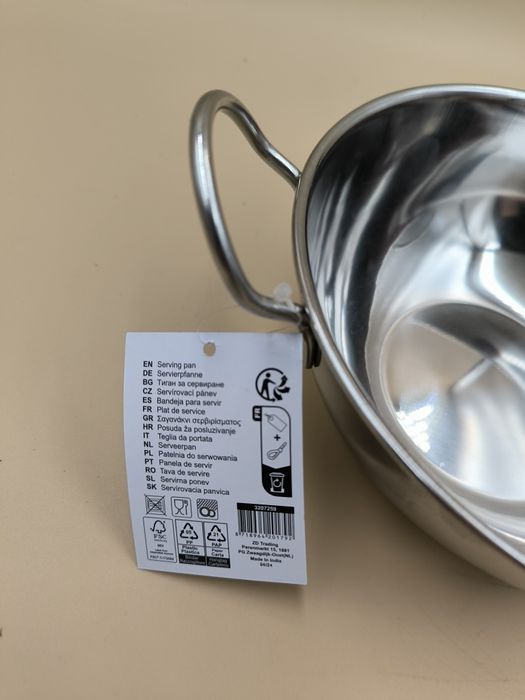 Miska patelnia do serwowania potraw dań
