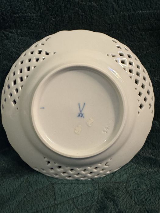 Meissen - ażurowy talerzyk