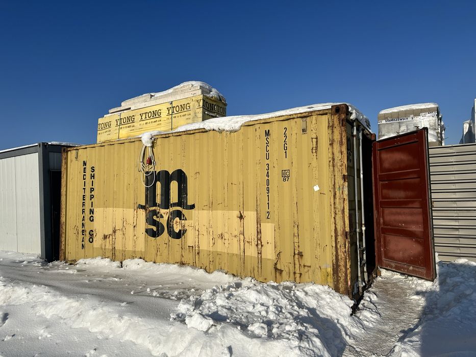 Kontener morski magazynowy  6x2,5 m