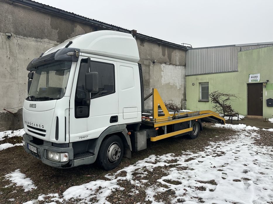 Iveco eurocargo 75E17 Laweta Pomoc drogowa klima Webasto