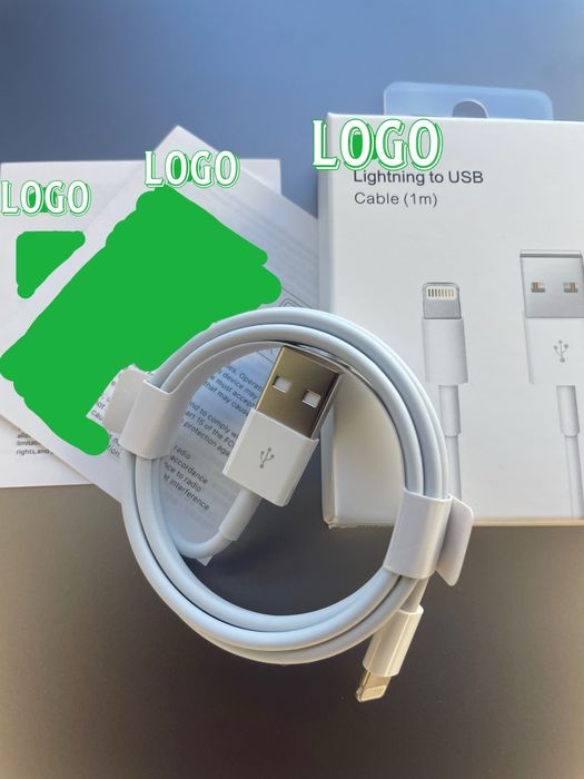 Кабель USB Lightning + блок 5w зарядка провод для Айфон