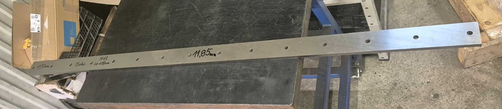 Noże do gilotyny 1550x60x11.85 M12 55HRC