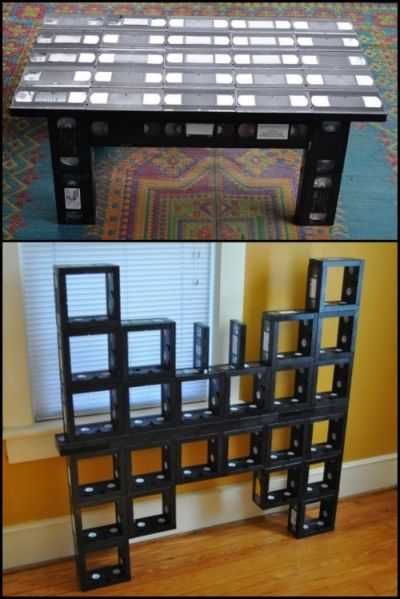 Lote de 100 Cassetes VHS artesanato