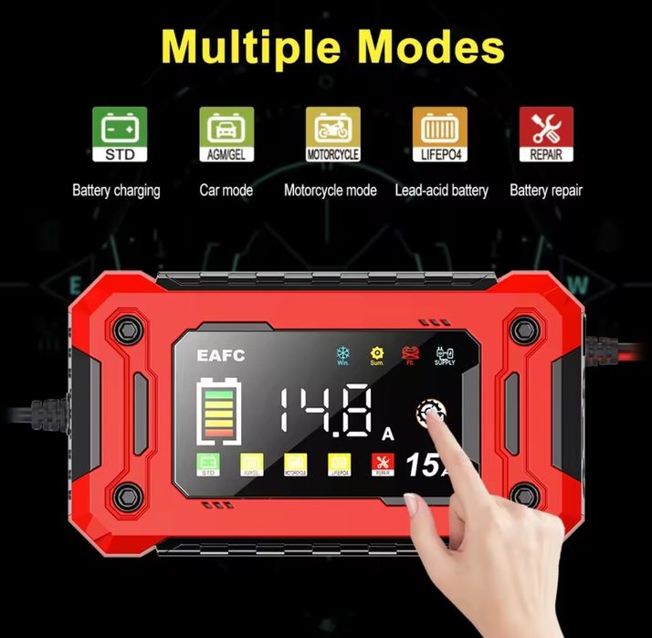 Prostownik 15A Car charger mikroprocesor